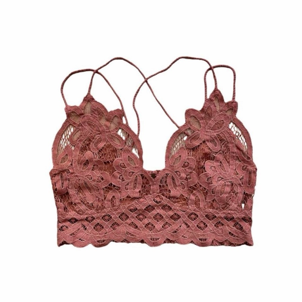 Free People Adella Lace Bralette - Size M